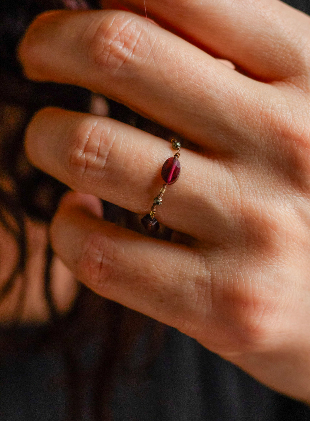 Bague Grenat