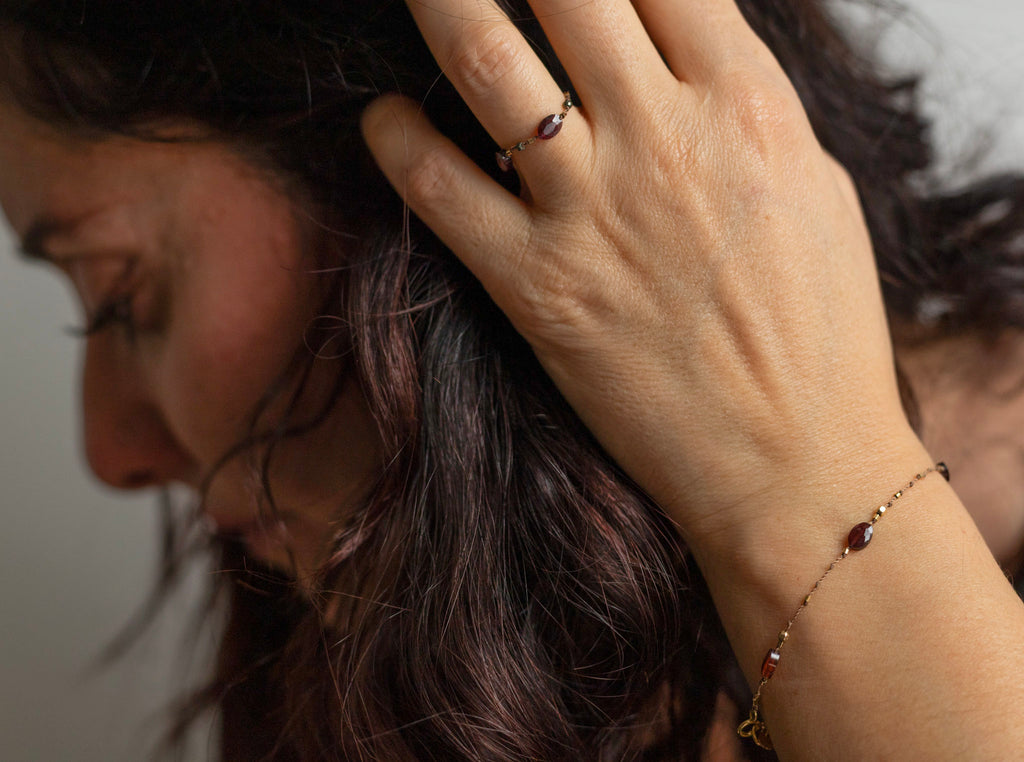 Bracelet Grenat