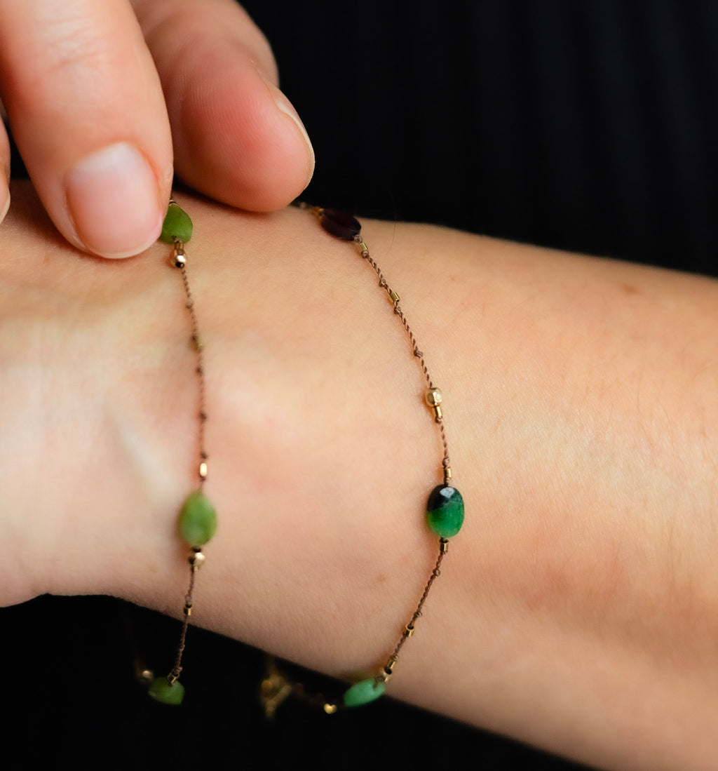 Bracelet Rubis zoisite