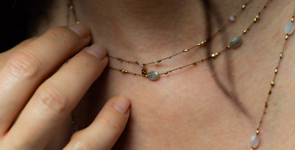 Collier Court Labradorite