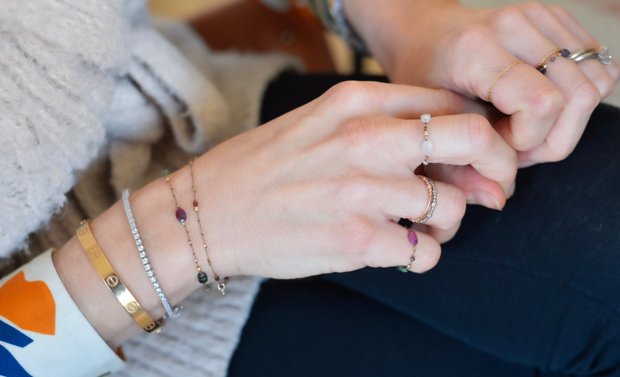 Bague Rubis Zoïsite