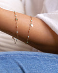 Bracelet Petit Cœur et Chrysoprase