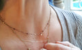Collier Petit Coeur et Grenat