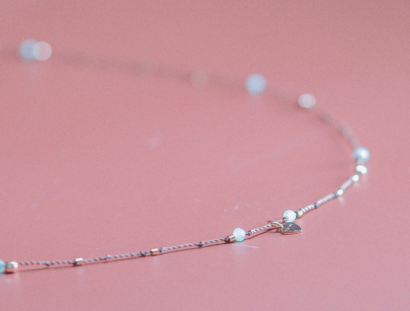 Collier Petit Coeur et Chrysoprase