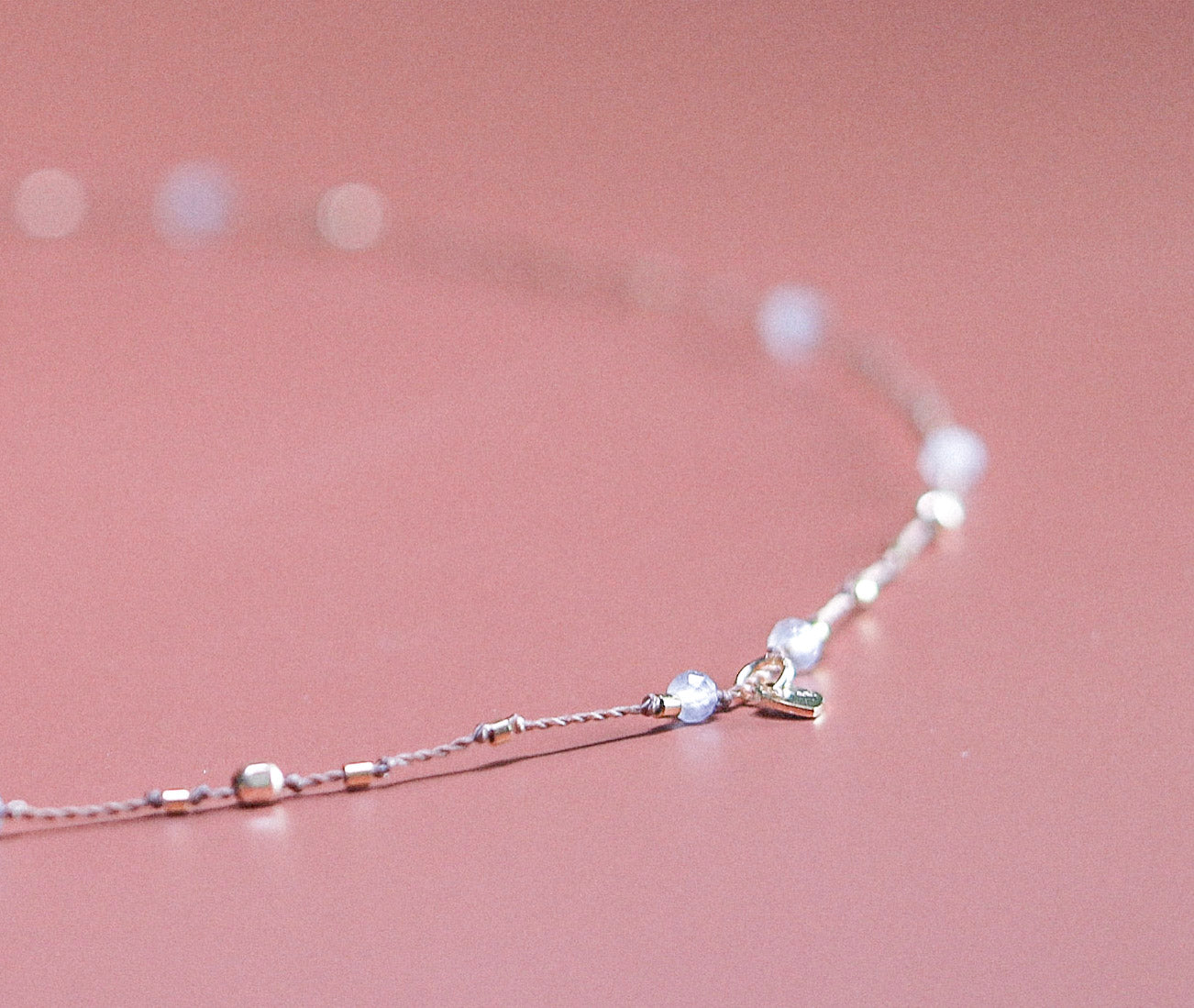Collier Petit Coeur et Labradorite