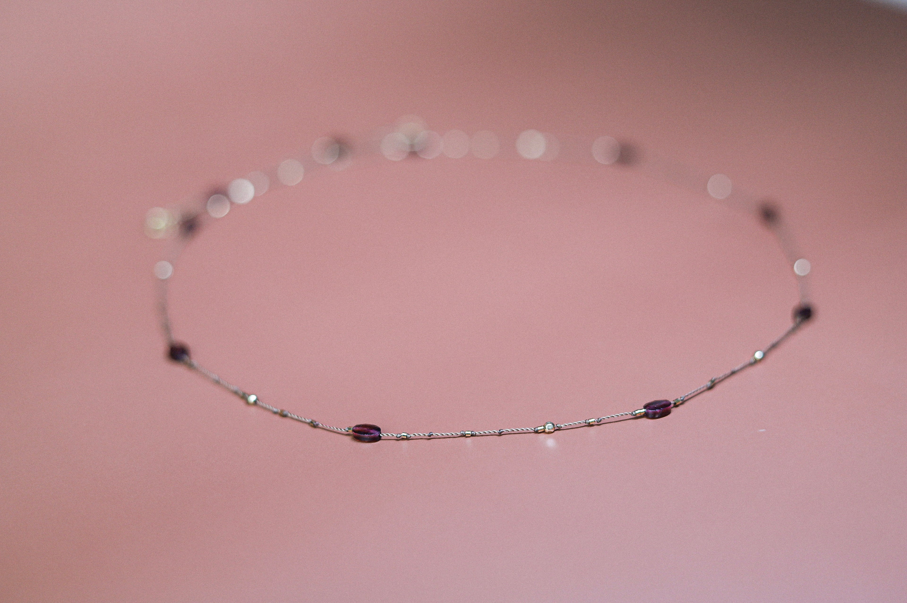 Collier Court  Grenat