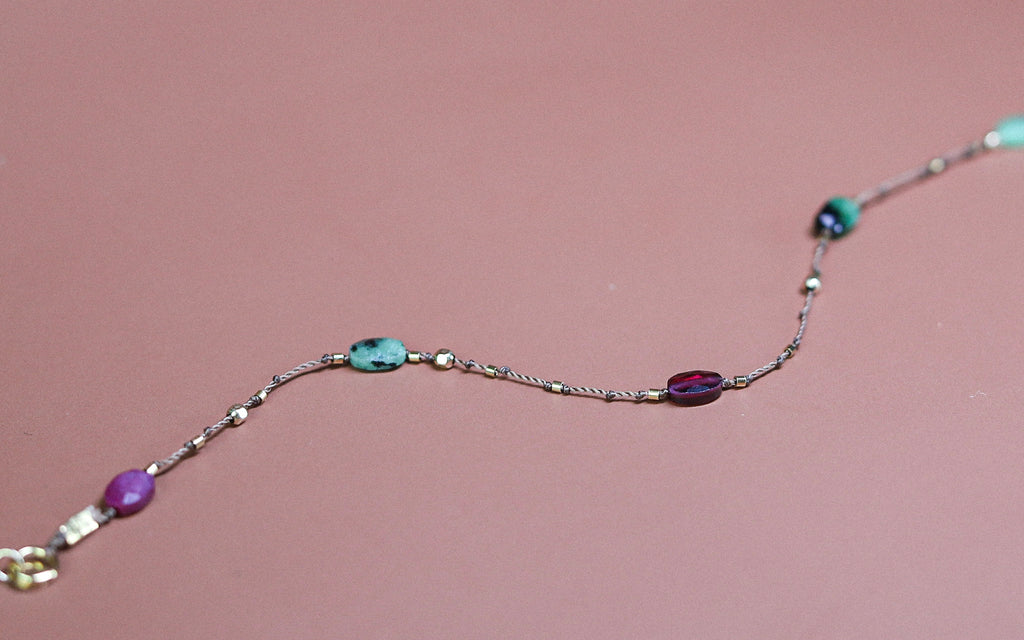 Bracelet Rubis zoisite