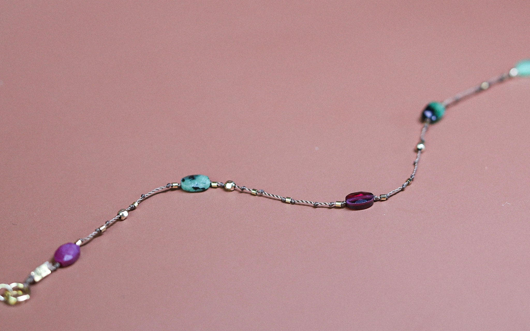 Bracelet Rubis zoisite