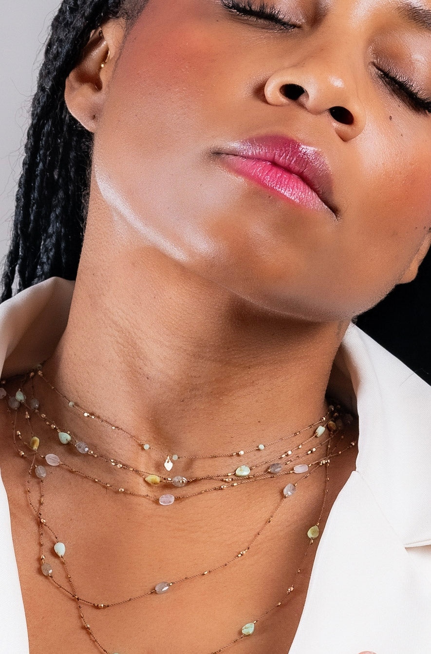 Collier Long  Labradorite