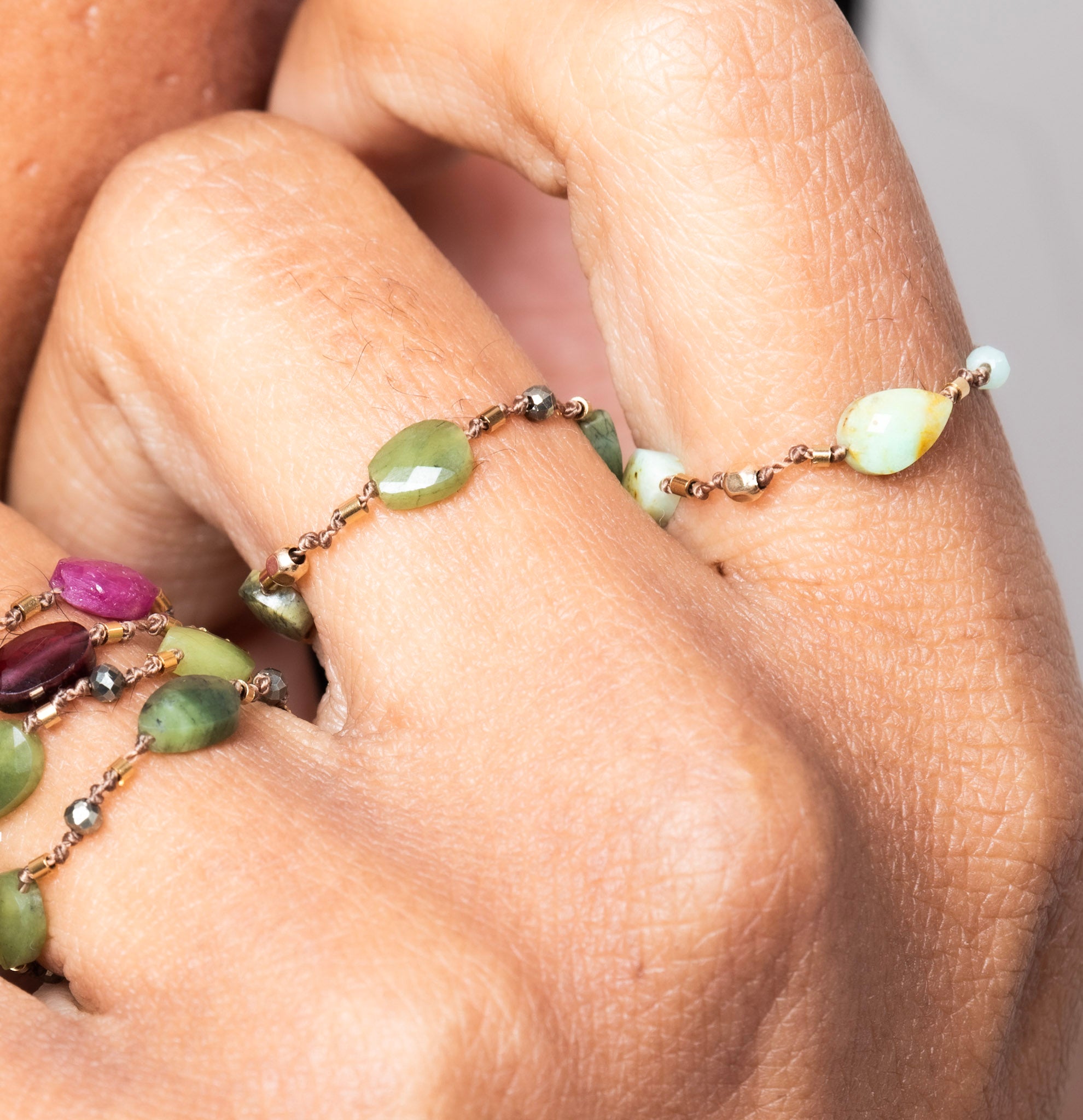 Bague Jade vert du Canada