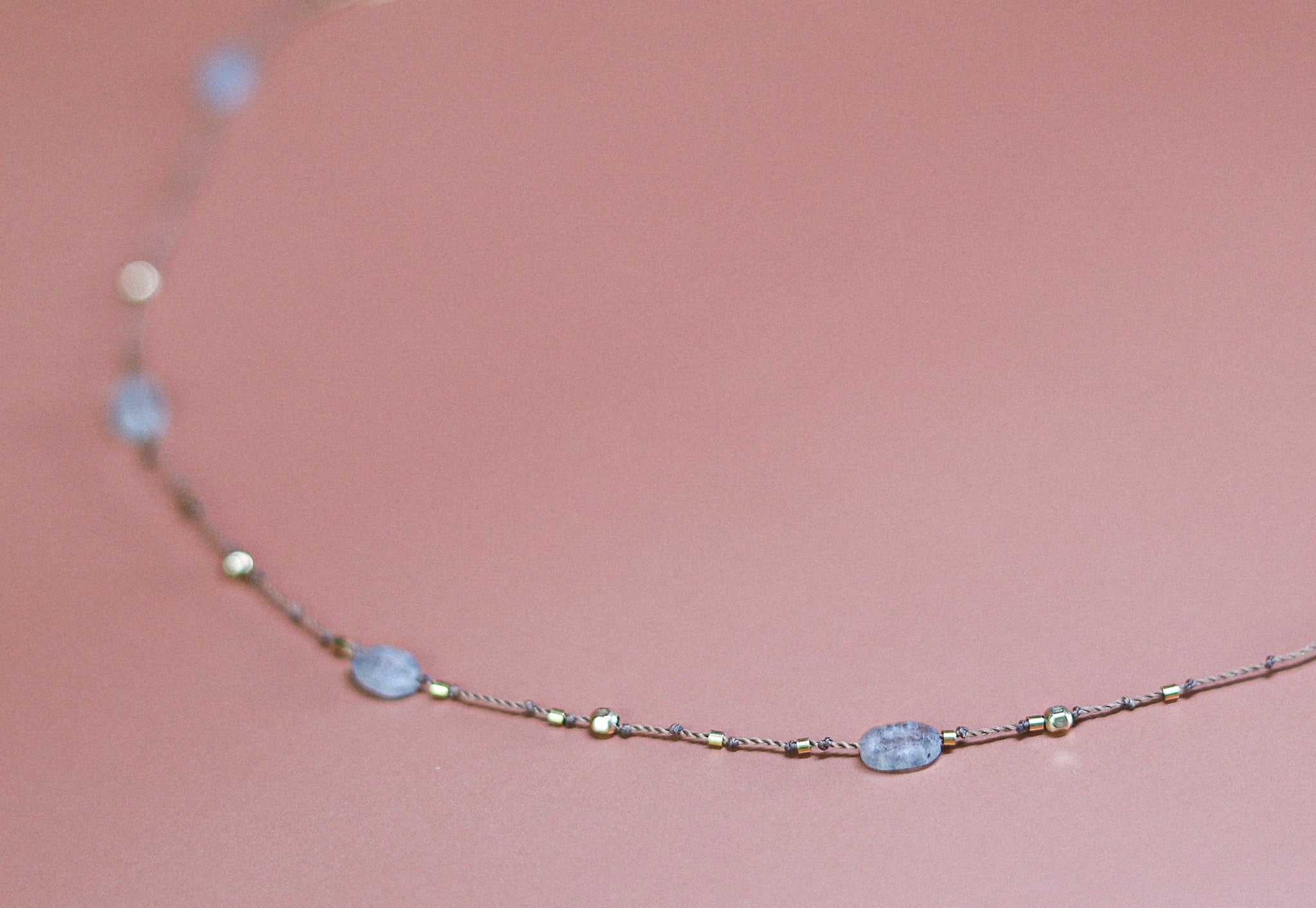 Collier Long  Labradorite