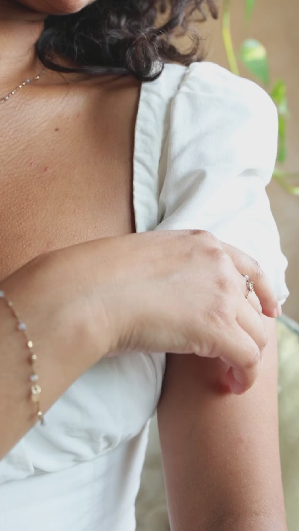 Bracelet Petit Cœur et Labradorite